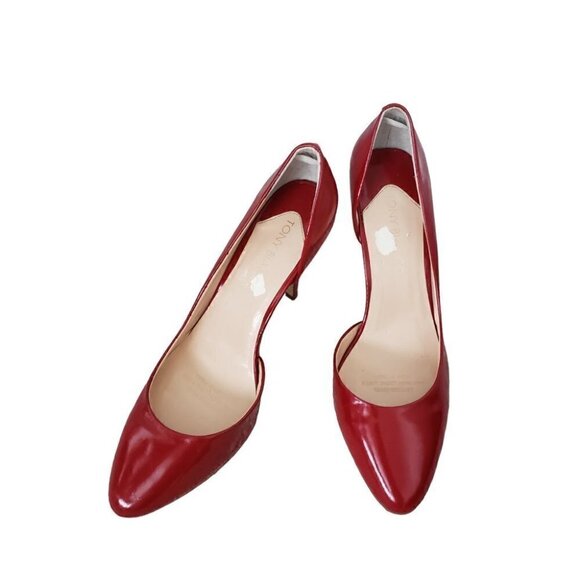 NEW Revolve Tony Bianco Red Patent Leather D'orsay Pumps - Picture 4 of 12